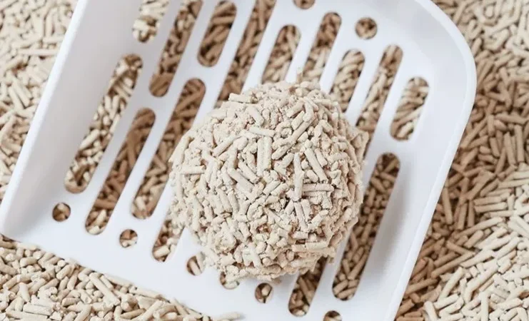 Comparison Of Dry And Wet Tofu Cat Litter Pellet – Instant Clumping Reaction by ISEMIPET