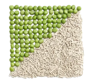 Green Pea based Clumping Tofu Cat Litter  Biodegradable and Naturally Scented by Isemipet