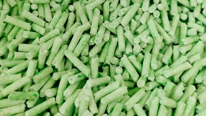 Green Tea Flushable Tofu Cat Litter by ISEMIPET