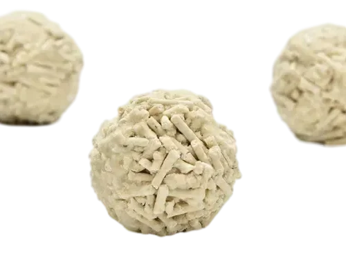 White Clumped Tofu Cat Litter Ball Easty to Scoop  Scoopable and Flushable by Isemipet