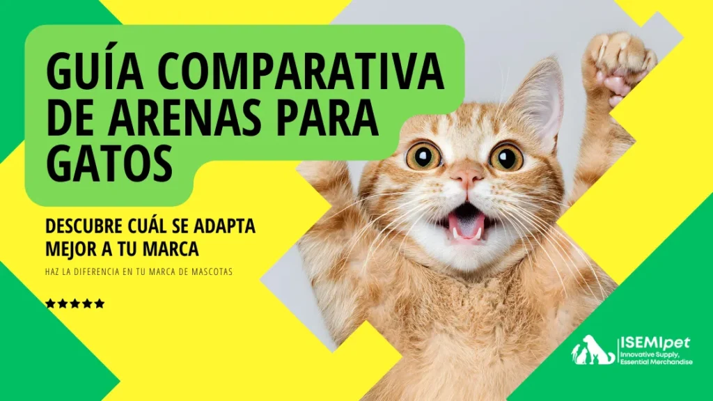 Guía Comparativa De Arenas Para Gatos | Isemipet Isemipet Gato Naranja Con Expresión Alegre Junto Al Título guía Comparativa De Arenas Para Gatos