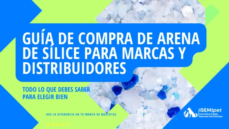 Guía De Compra De Arena De Sílice Para Marcas Y Distribuidores | Isemipet Isemipet Guía De Compra De Arena De Sílice Para Marcas Y Distribuidores Con Fondo De Cristales Blancos Y Azules