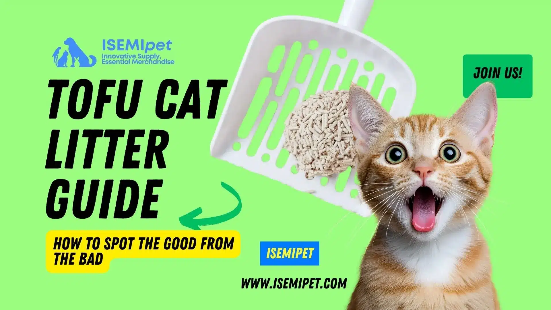 isemipet tofu cat litter introduction